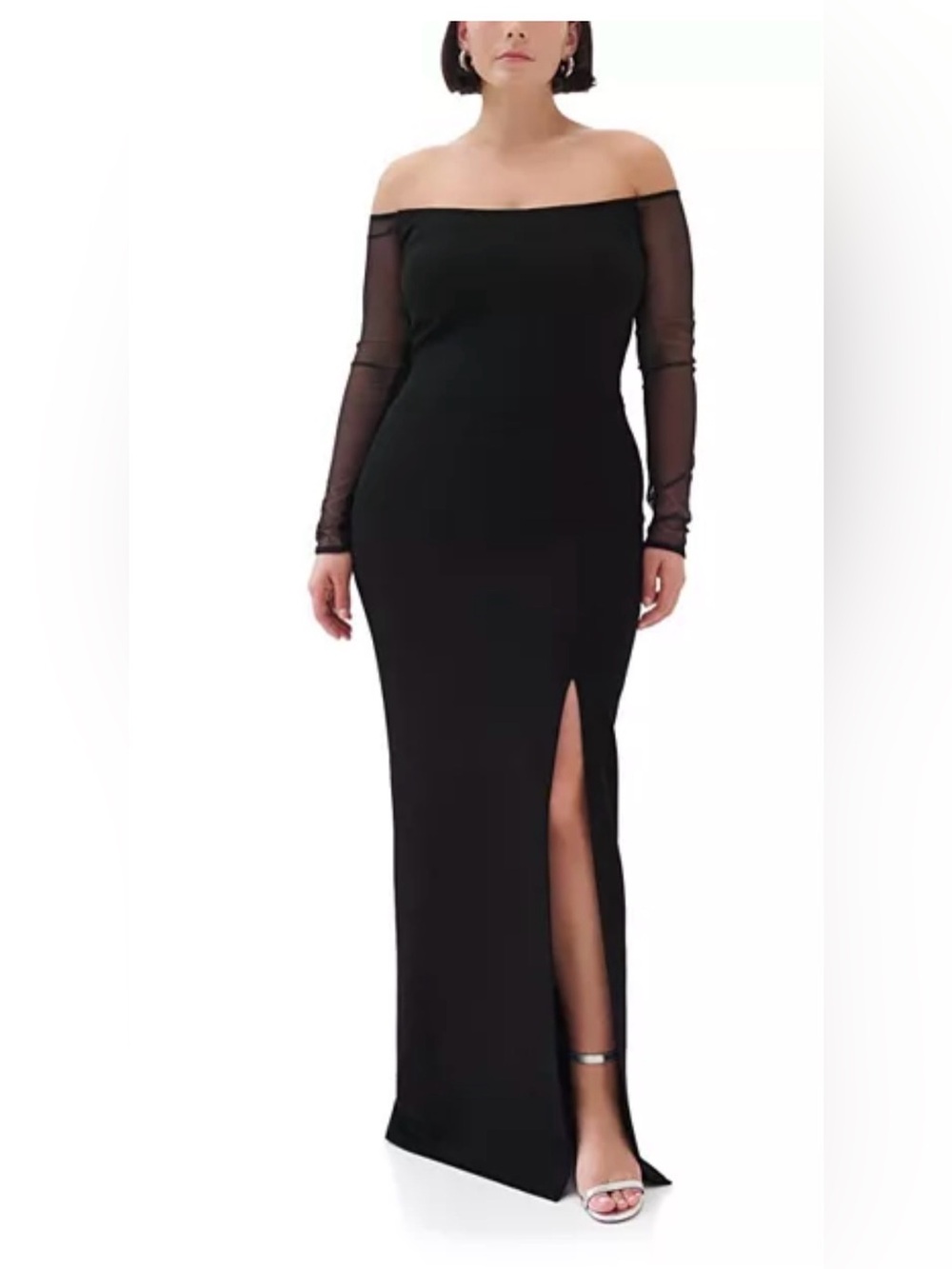 Marcella New York Marian Black Tie Event Dress Women Mesh Wedding Size:XXL $198